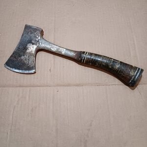 Vintage ESTWING Axe/Hatchet With Leather Handle USA